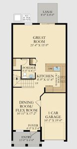 New construction Townhouse house 2656 Skyline Lp, Kissimmee, FL 34758 plan Minori - image