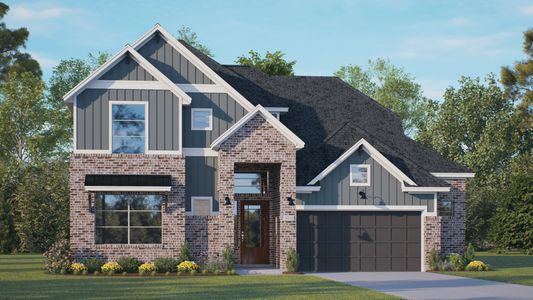 New construction Single-Family house 12010 Grassy Bend Dr, Mont Belvieu, TX 77523 plan Rivercrest – 60s & 65s Lot - image