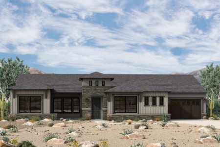 New construction Single-Family house 12964 E Buckskin Tr, Scottsdale, AZ 85255 plan The Cahava - image