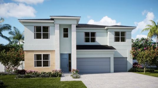 New construction Single-Family house 19105 Wood Stork Way, Loxahatchee, FL 33470 Saffron- photo 0 0