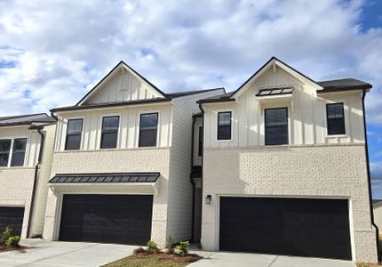 New construction Townhouse house 1220 Brooks Ryan Run, Lawrenceville, GA 30043 plan Sawnee - image
