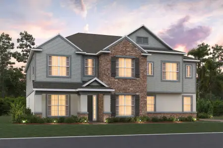 New construction Single-Family house 2509 Hawks Overlook Pl, Oviedo, FL 32765 plan Grandview Sl - image