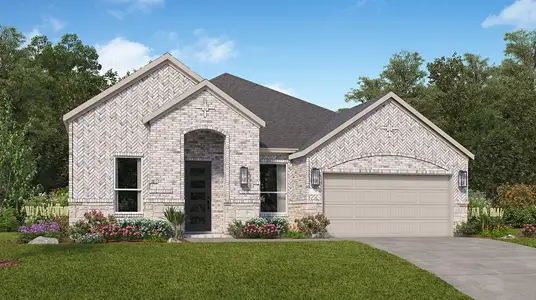 New construction Single-Family house 1060 Thistlewood Trl, Magnolia, TX 77355 plan Cantaron - image