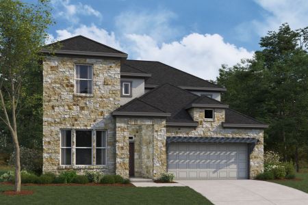 New construction Single-Family house 2024 Saco St, Leander, TX 78641 Balcones II- photo 0