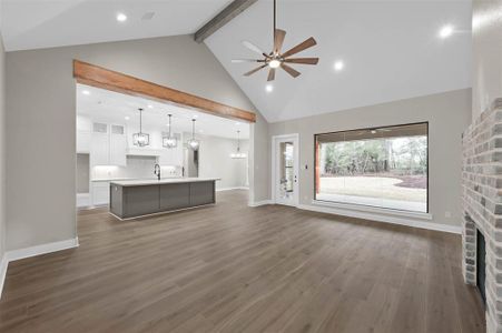 A view into your living area from the entry way