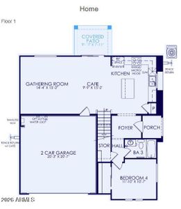 New construction Single-Family house 16542 W Whispering Wind Dr, Surprise, AZ 85387 plan Powderhorn - image