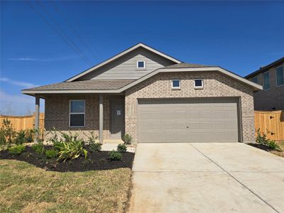 New construction Single-Family house 29054 Robin Cove Drive, Hockley, TX 77447 Newlin- photo 0