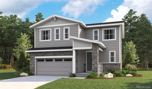 New construction Single-Family house 4631 Short Horn Drive, Johnstown, CO 80534 Coral II - photo 0