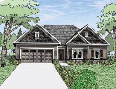 New construction Single-Family house 1025 Red Oak Blvd, Loganville, GA 30052 plan (GA)The Carson | Front Entry - image 8