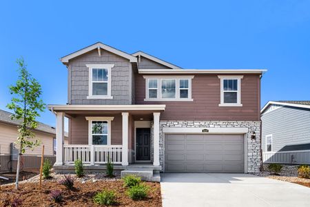 New construction Single-Family house 9229 Simmental Wy, Colorado Springs, CO 80908 plan Marigold - image