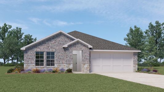 New construction Single-Family house 13407 Eppright Trce, Manor, TX 78653 plan The Justin - image