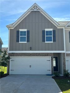 New construction Townhouse house 11714 Chatham Drive, Hampton, GA 30228 The Nottingham- photo 0