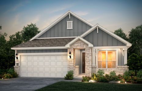 New construction Single-Family house 208 Amista Dr, Liberty Hill, TX 78642 plan Oakmont - image