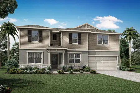 New construction Single-Family house 9623 Peace Dr, Orlando, FL 32832 plan Azalea - image