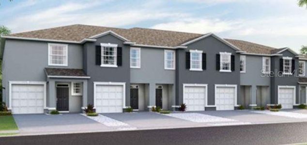 New construction Townhouse house 3528 White Dandelion Court, Plant City, FL 33565 - photo 0