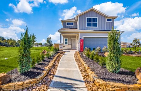 New construction Single-Family house 17918 Slurry Rake Lane, Hockley, TX 77447 Lincoln- photo 0