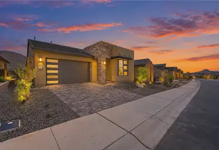 New construction Single-Family house 12987 W Eagle Feather Rd, Peoria, AZ 85383 plan Flourish II Elevation C - image