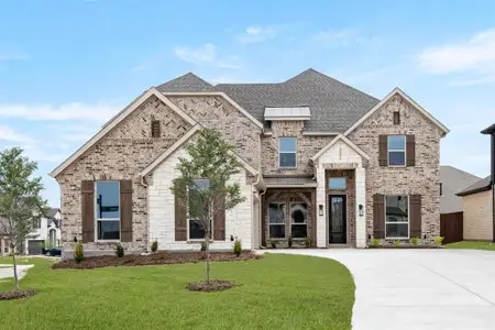 New construction Single-Family house 305 Lovett Ln, Burleson, TX 76028 plan Broadcrest FSW (w/Media or Opt 6th BR) - image