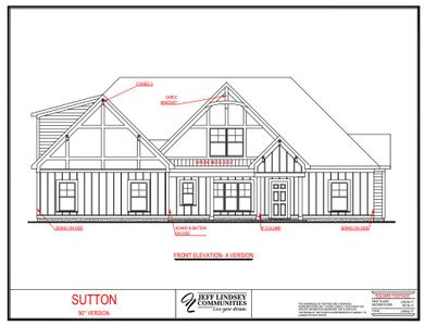 New construction Single-Family house Newnan, GA 30263 plan Sutton A - image