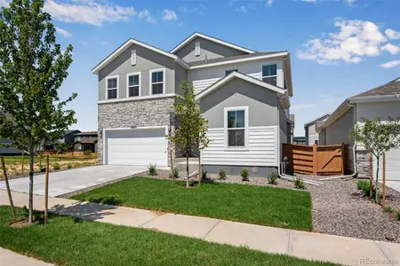New construction Single-Family house 10023 Worchester St, Commerce City, CO 80022 plan 4036 - image
