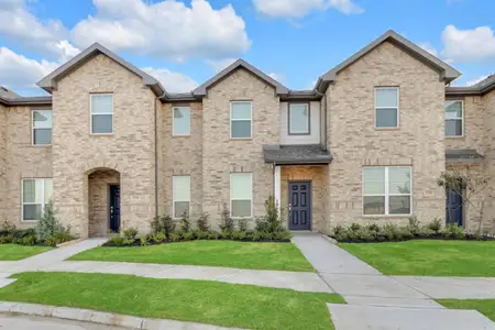 New construction Townhouse house 2782 Mariposa Creek Dr, Rosharon, TX 77583 plan Crockett Sierra Vista 5A3 - image