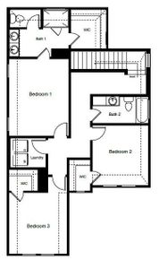 D.R. Horton's Colorado floorplan, 2nd floor - All Home and community information, including pricing, included features, terms, availability and amenities, are subject to change at any time without notice or obligation. All Drawings, pictures, photographs, video, square footages, floor plans, elevations, features, colors and sizes are approximate for illustration purposes only and will vary from the homes as built.