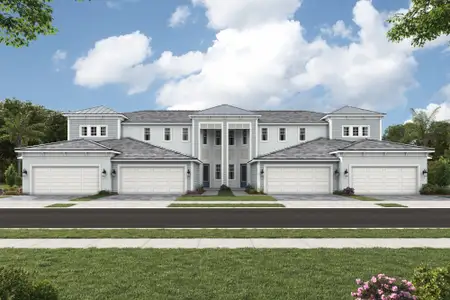 New construction Duplex house 18150 Wellspring Ct, Venice, FL 34293 plan Evergreen - image