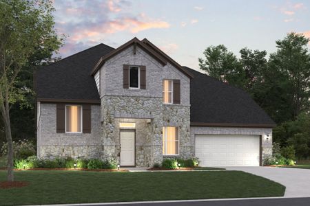 New construction Single-Family house 3717 Plentywood Ln, Leander, TX 78641 plan Caspano - Classic Series - image