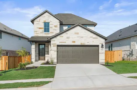 New construction Single-Family house 144 Granit Oak Dr, Dripping Springs, TX 78620 plan Fieldstone - image