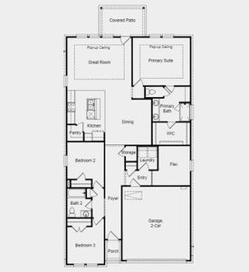 Structural options added include: pop up ceilings in Gathering Room and Primary Suite.