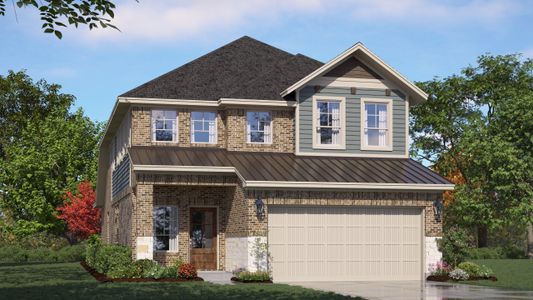 New construction Single-Family house 329 Rock Rose Path, Willis, TX 77318 plan Greenville - image