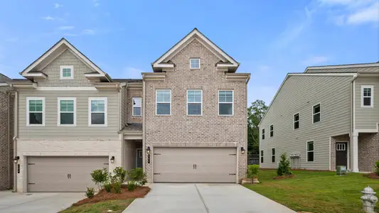 New construction Townhouse house 201 Abbotts Crossing Cir, Conyers, GA 30094 plan Luca - image