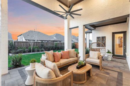 New construction Single-Family house 349 Bristol Valley Ct, Heath, TX 75032 plan VeronaGR - image