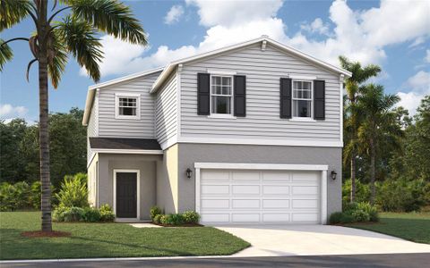New construction Single-Family house 3824 Senna Wy, Tavares, FL 32778 plan Jensen - image