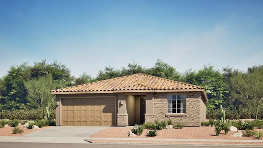 New construction Single-Family house 11352 W Despain Dr, Marana, AZ 85653 plan Bryce - image
