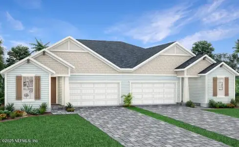 New construction Townhouse house 335 Dogleg Run, St. Johns, FL 32259 Topaz Villa- photo 0
