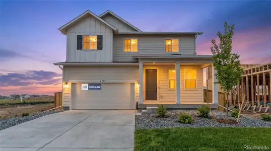 New construction Single-Family house 2715 Mosker St, Strasburg, CO 80136 plan Sandalwood - image