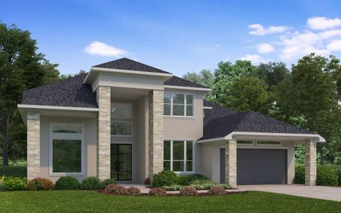 New construction Single-Family house 1715 Cathedral Bend Dr, Missouri City, TX 77459 Milan 4597- photo 0