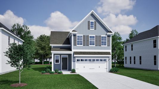New construction Single-Family house 1008 Whispering Willow Ct, Durham, NC 27703 plan Dabney - image
