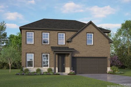 New construction Single-Family house 6934 Comanche Cave, San Antonio, TX 78233 The Murray K- photo 0