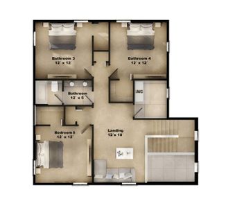 New construction Single-Family house 6398 Yucatan Dr, Azalea Park, FL 32807 plan Tulum - image 3