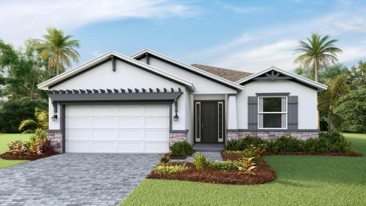 New construction Single-Family house 18112 Tavernside Trl, Lakewood Ranch, FL 34211 plan Laurel - image