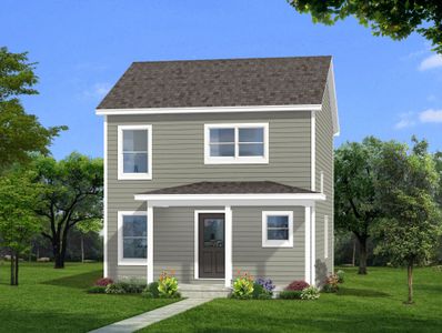 New construction Single-Family house 161 W Michigan Ave, Jackson, MI 49201 plan The Lexington - image