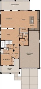 New construction Single-Family house 4213 N 188Th Ln, Litchfield Park, AZ 85340 plan Black Stallion - image 3