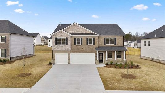 New construction Single-Family house 1029 Blue Juniper Cir, Loganville, GA 30052 Mansfield- photo 0 0