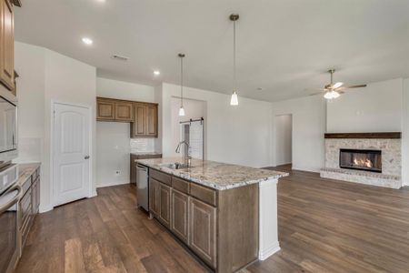 New construction Single-Family house 20 Zion Way, Valley View, TX 76272 Verbena- photo 17 17