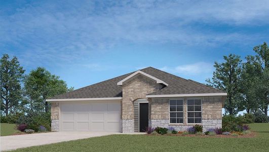 New construction Single-Family house 556 Wyatt Way, Jarrell, TX 76537 Seabrook- photo 0