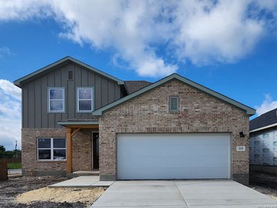 New construction Single-Family house 119 Desert Cactus, San Antonio, TX 78253 plan Jordan - image