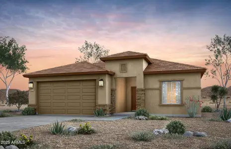 New construction Single-Family house 42900 W Palo Amarillo Rd, Maricopa, AZ 85138 plan Bluebell - image