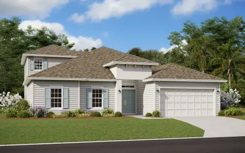 New construction Single-Family house 3399 Woodie Run, Orange Park, FL 32073 plan Fleming II w/ Bonus - image